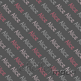 Alice - Diagonal Design - Block Small