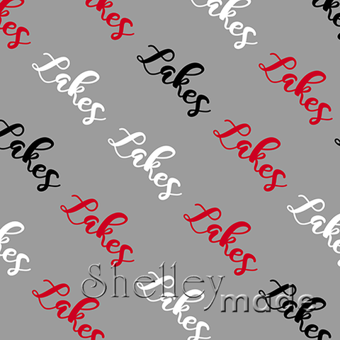 Lakes - Diagonal Design - Brush