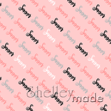 Summer - Diagonal Design - Brush Small