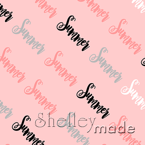Summer - Diagonal Design - Brush