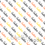 Charlotte - Diagonal Design - Hand Small
