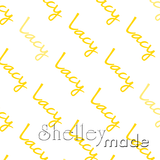Lacy - Diagonal Design - Hand