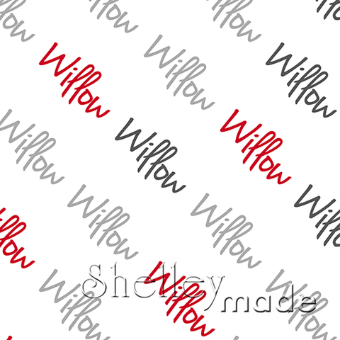 Willow - Diagonal Design - Hand