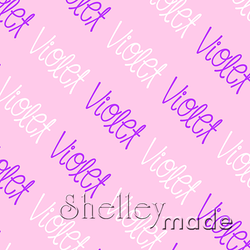 Violet - Diagonal Design - Playful