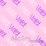 Violet - Diagonal Design - Playful