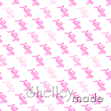 Adilyn - Diagonal Design - Script Small
