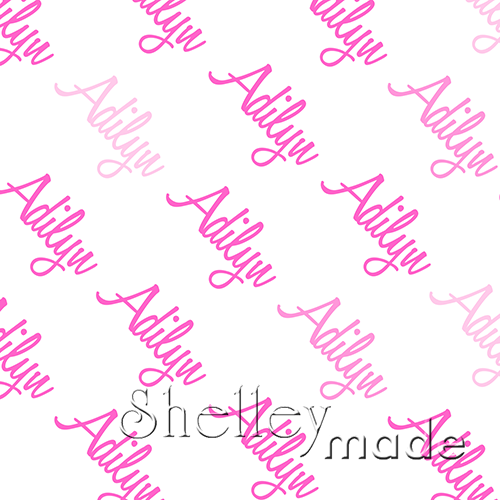 Adilyn - Diagonal Design - Script