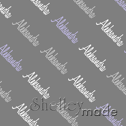 Aleksandra - Diagonal Design - Script