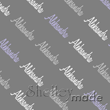 Aleksandra - Diagonal Design - Script