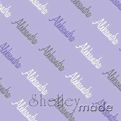 Aleksandra - Diagonal Design - Script
