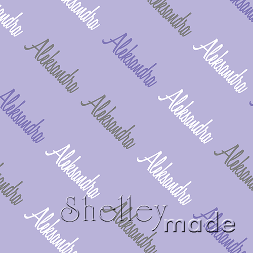 Aleksandra - Diagonal Design - Script