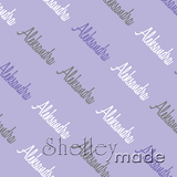 Aleksandra - Diagonal Design - Script