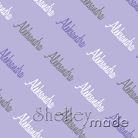 Aleksandra - Diagonal Design - Script