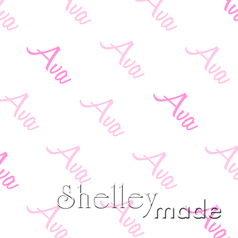 Ava - Diagonal Design - Script