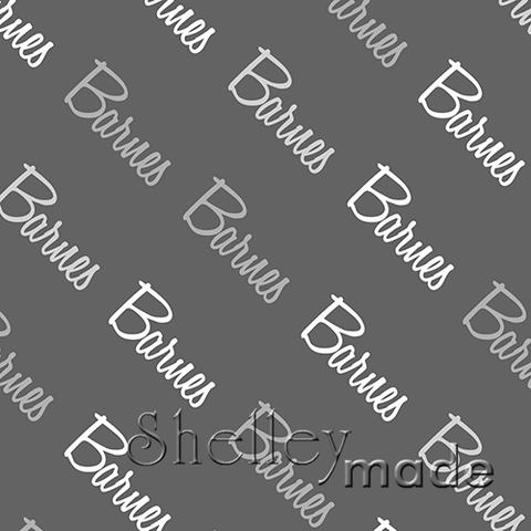 Barnes - Diagonal Design - Script