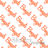 Bengals - Diagonal Design - Script
