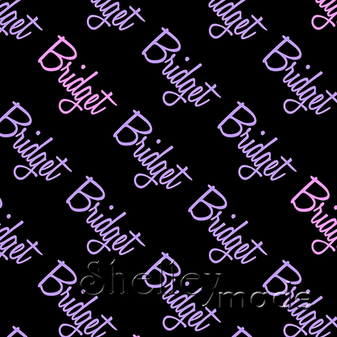 Bridget - Diagonal Design - Script