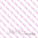 Caroline - Diagonal Design - Script Small