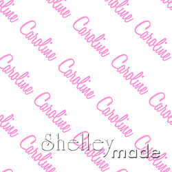 Caroline - Diagonal Design - Script