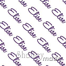 Elise - Diagonal Design - Script