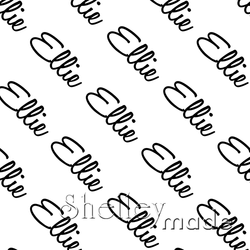 Ellie - Diagonal Design - Script