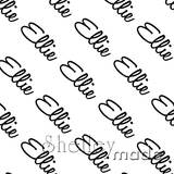 Ellie - Diagonal Design - Script