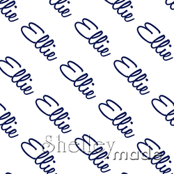 Ellie - Diagonal Design - Script