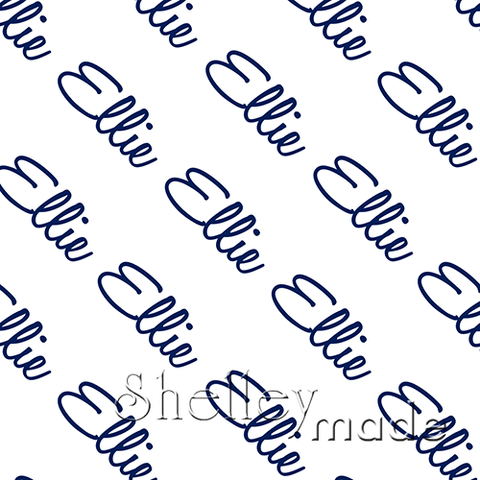 Ellie - Diagonal Design - Script