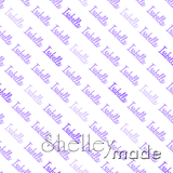 Isabella - Diagonal Design - Script Small