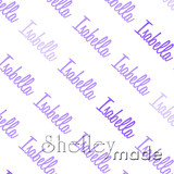 Isabella - Diagonal Design - Script