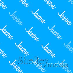Jaxon - Diagonal Design - Script