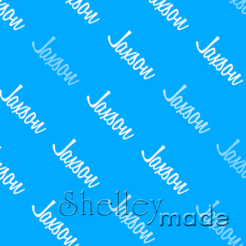 Jaxson - Diagonal Design - Script
