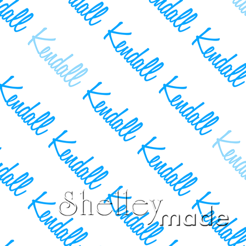 Kendall - Diagonal Design - Script