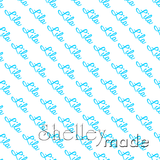 Lila - Diagonal Design - Script Small