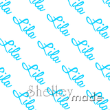 Lila - Diagonal Design - Script