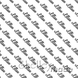 Lillian - Diagonal Design - Script Small