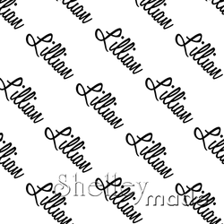 Lillian - Diagonal Design - Script