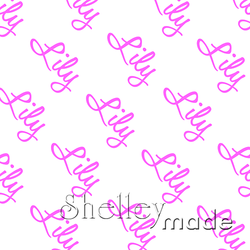 Lily - Diagonal Design - Script