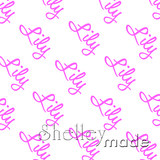 Lily - Diagonal Design - Script