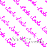 Lincoln - Diagonal Design - Script