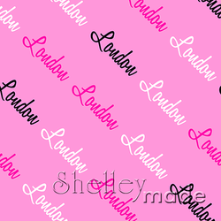 London - Diagonal Design - Script