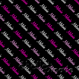 Melanie - Diagonal Design - Script Small