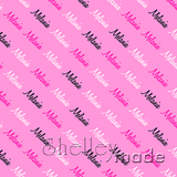 Melanie - Diagonal Design - Script Small