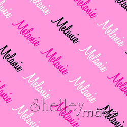 Melanie - Diagonal Design - Script