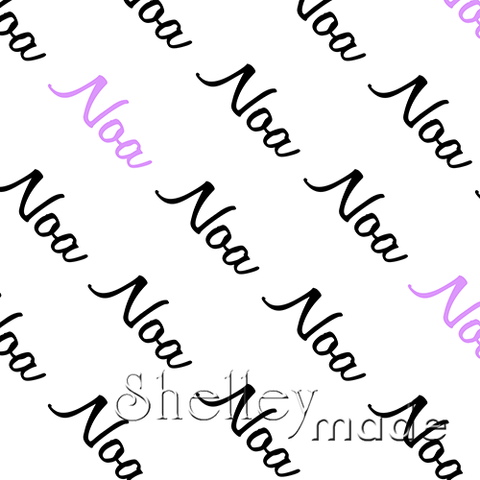 Noa - Diagonal Design - Script