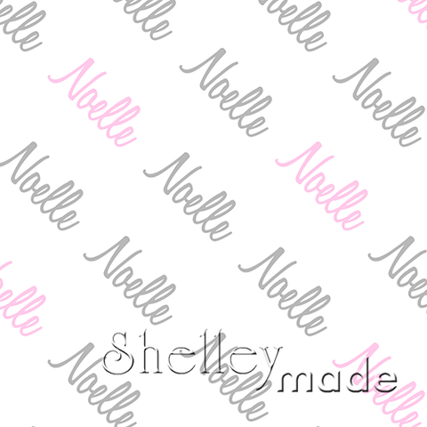 Noelle - Diagonal Design - Script