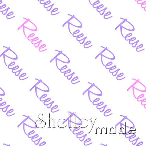 Reese - Diagonal Design - Script