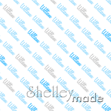 William - Diagonal Design - Script Small