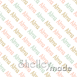 Alma - Diagonal Design - Slender Small