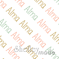 Alma - Diagonal Design - Slender